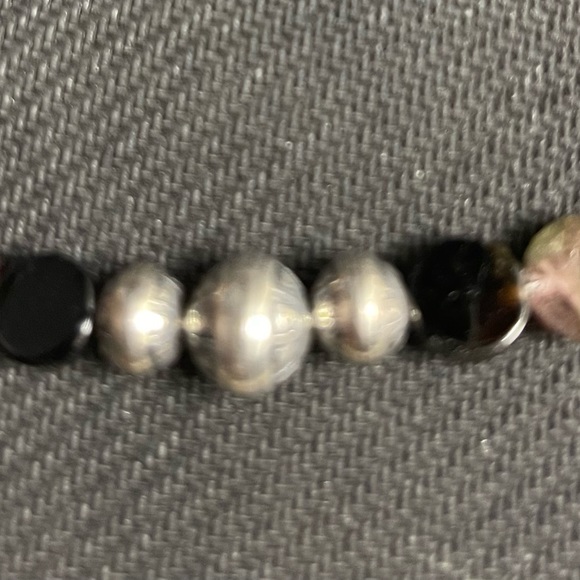 Hand Crafted Unique Earth “One of a Kind” Tourmaline & Sterling Silver Necklace - Picture 2 of 4